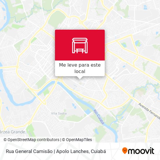 Rua General Camisão | Apolo Lanches mapa