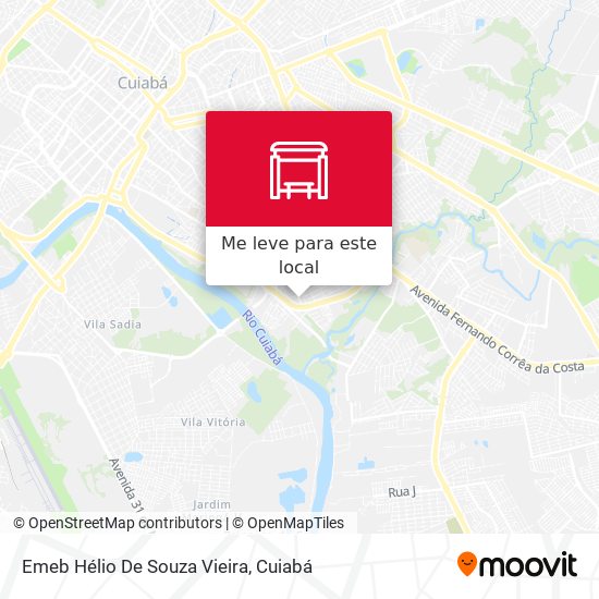 Emeb Hélio De Souza Vieira mapa