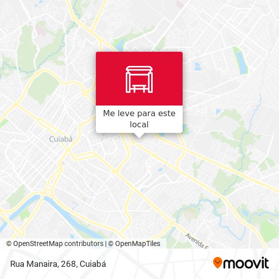 Rua Manaira, 268 mapa