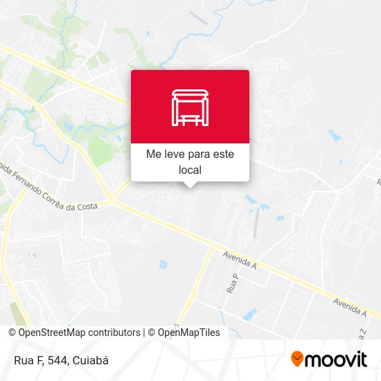 Rua F, 544 mapa
