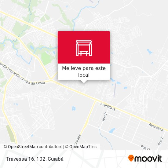 Travessa 16, 102 mapa