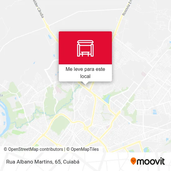 Rua Albano Martins, 65 mapa
