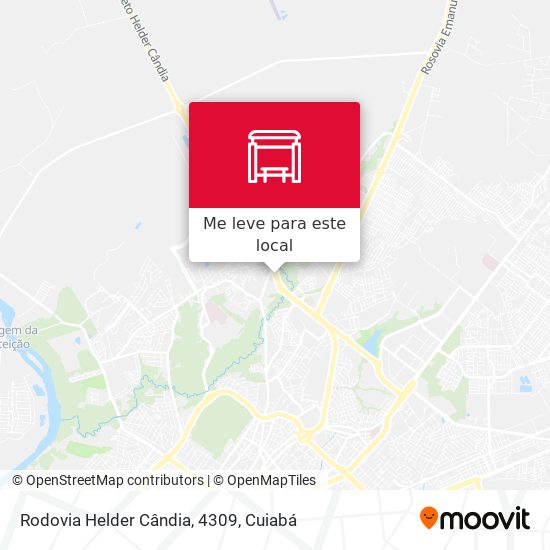 Rodovia Helder Cândia, 4309 mapa