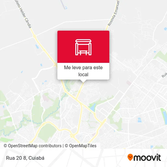 Rua 20 8 mapa