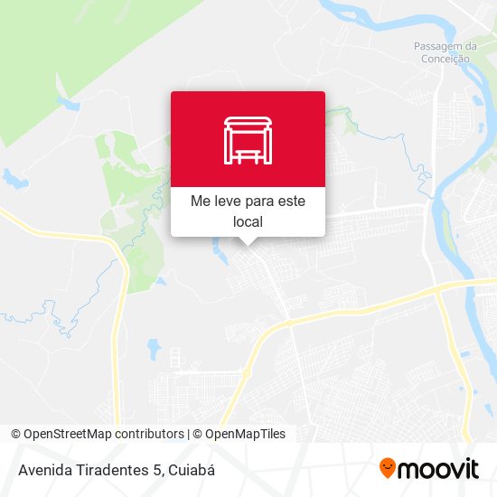 Avenida Tiradentes 5 mapa