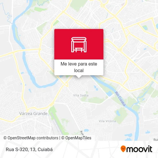 Rua S-320, 13 mapa