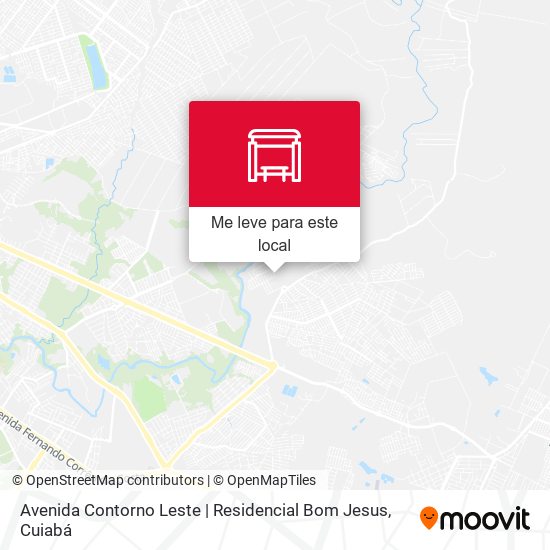 Avenida Contorno Leste | Residencial Bom Jesus mapa
