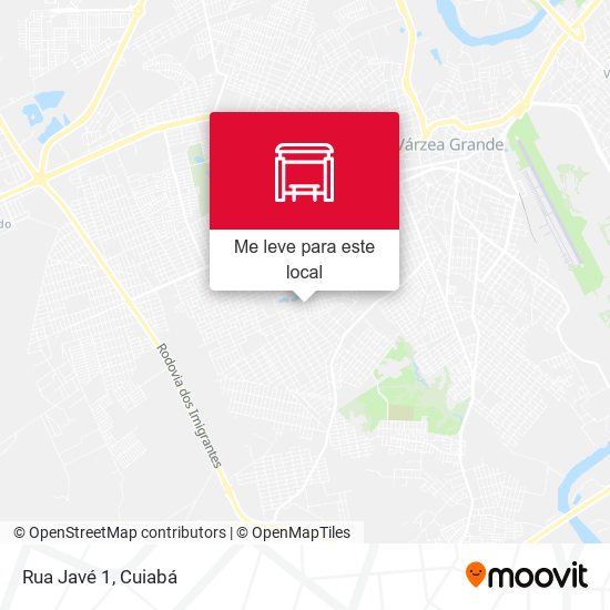 Rua Javé 1 mapa