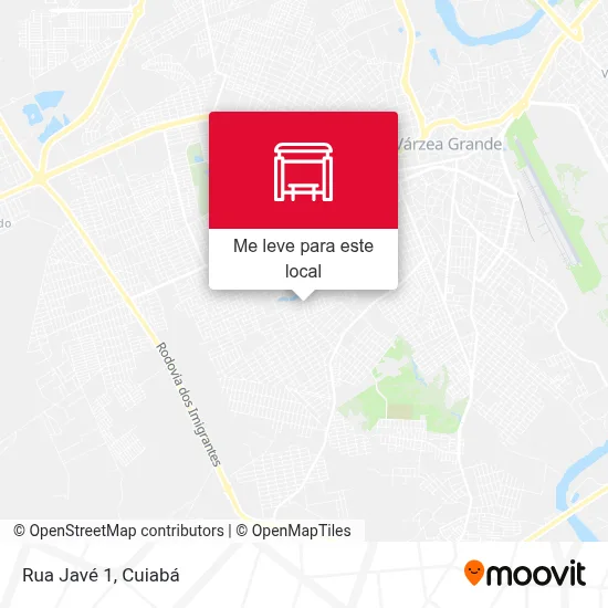 Rua Javé 1 mapa