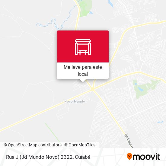 Rua J (Jd Mundo Novo) 2322 mapa