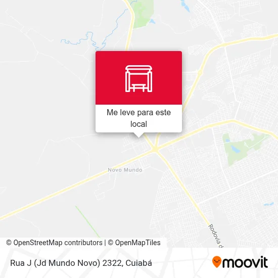 Rua J (Jd Mundo Novo) 2322 mapa