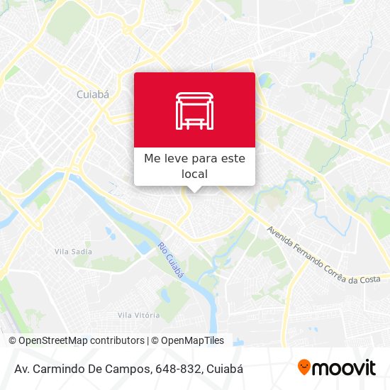 Av. Carmindo De Campos, 648-832 mapa