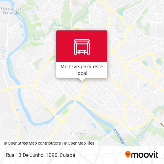 Rua 13 De Junho, 1090 mapa