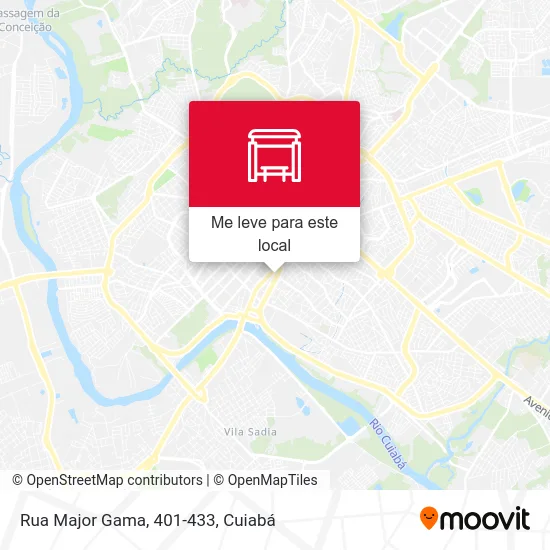 Rua Major Gama, 401-433 mapa