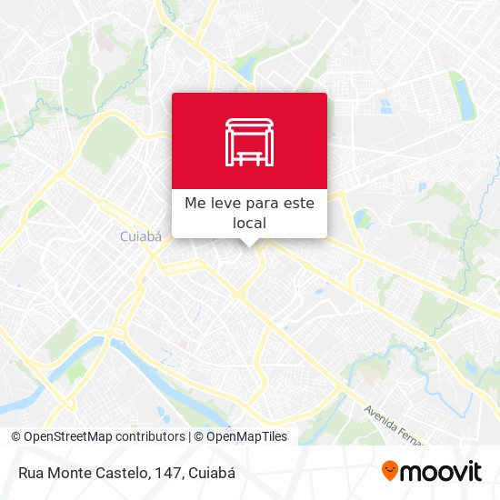 Rua Monte Castelo, 147 mapa