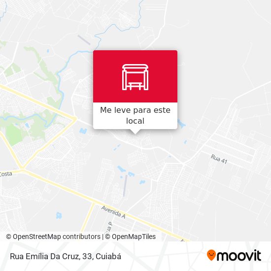 Rua Emília Da Cruz, 33 mapa