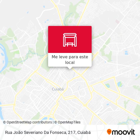 Rua João Severiano Da Fonseca, 217 mapa