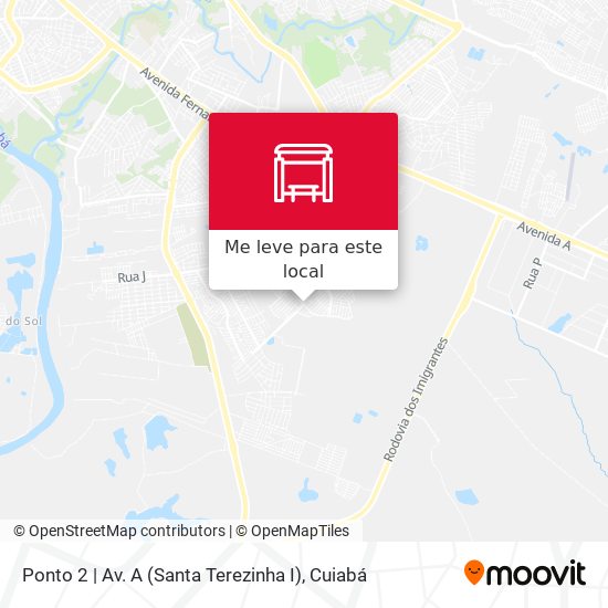 Ponto 2 | Av. A  (Santa Terezinha I) mapa