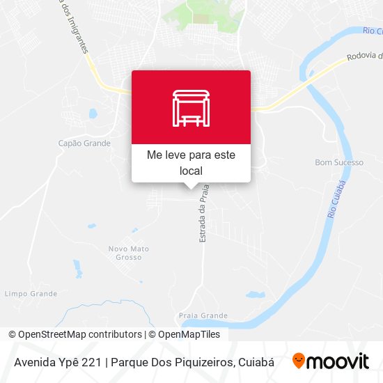 Avenida Ypê 221 | Parque Dos Piquizeiros mapa