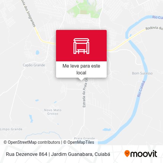 Rua Dezenove 864 | Jardim Guanabara mapa
