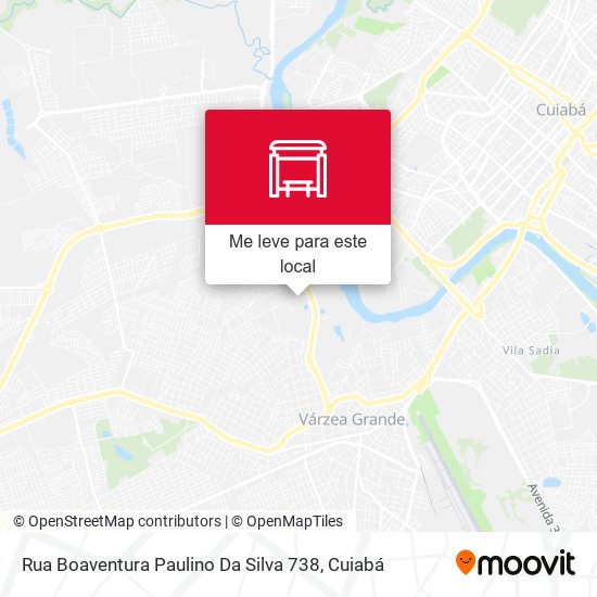 Rua Boaventura Paulino Da Silva 738 mapa