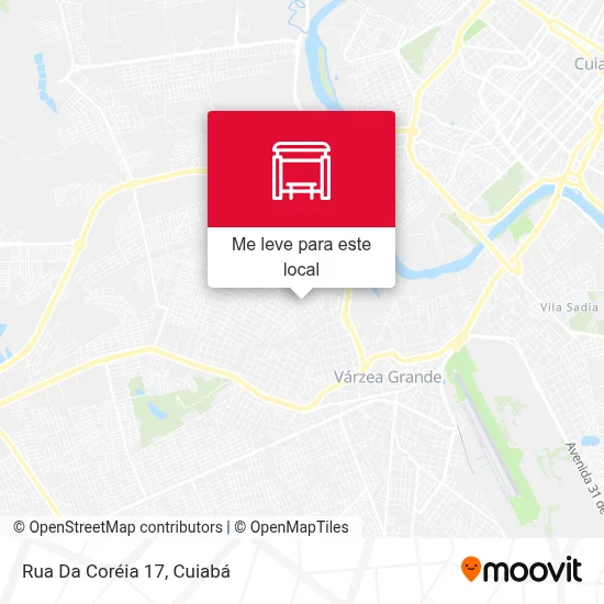 Rua Da Coréia 17 mapa