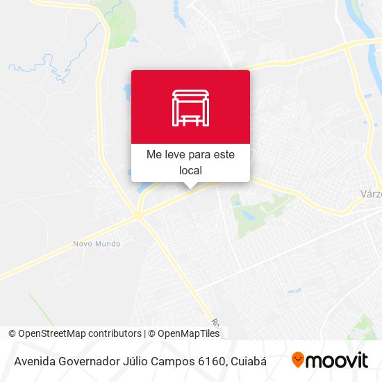 Avenida Governador Júlio Campos 6160 mapa