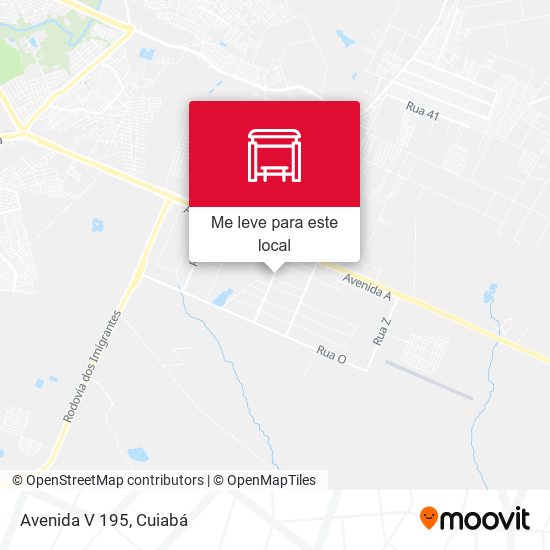 Avenida V 195 mapa