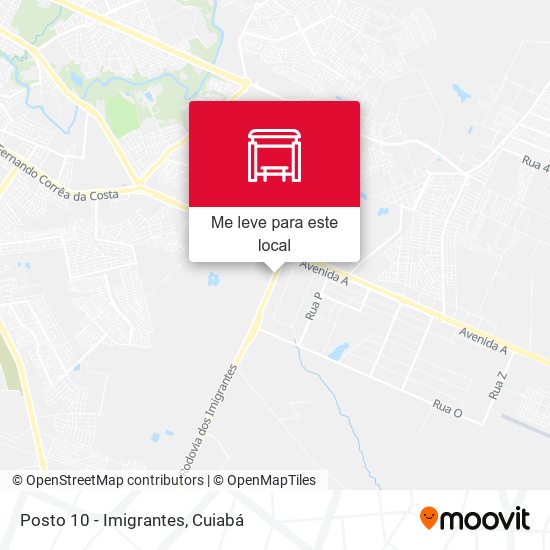 Posto 10 - Imigrantes mapa