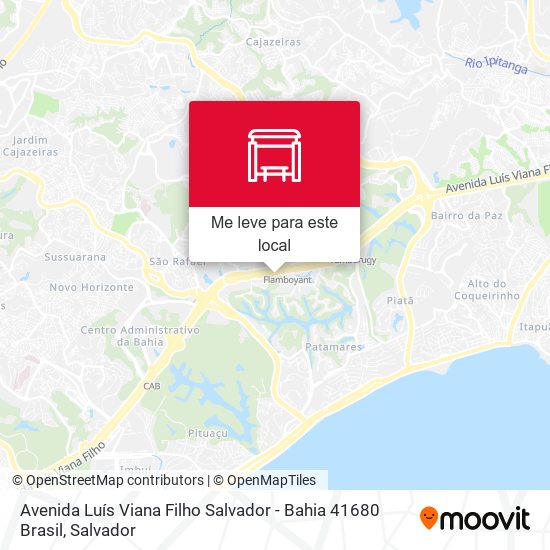 Avenida Luís Viana Filho Salvador - Bahia 41680 Brasil mapa