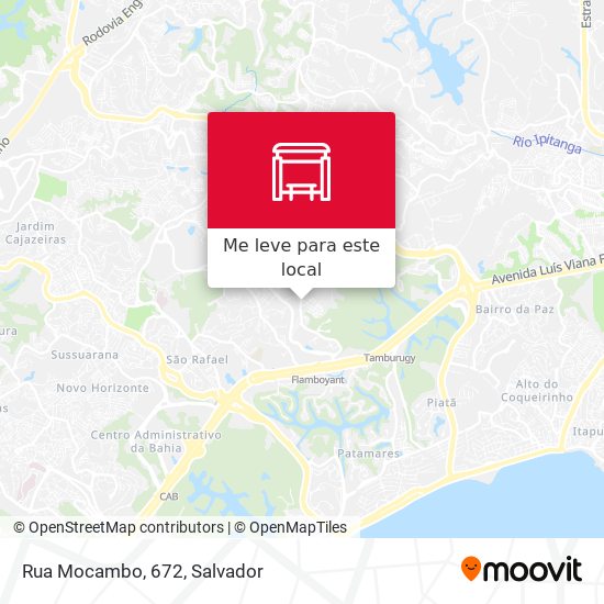 Rua Mocambo, 672 mapa