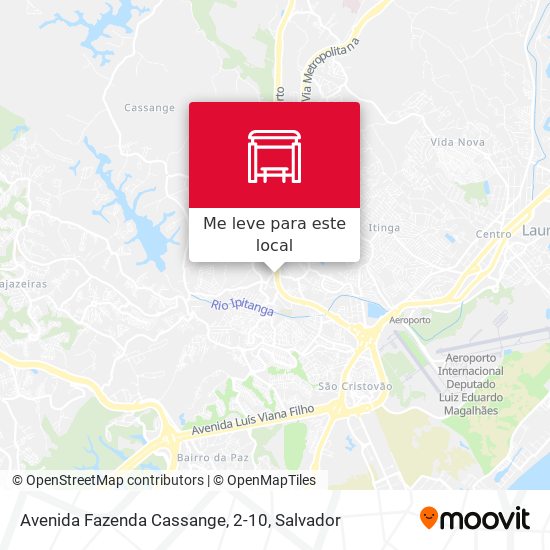Avenida Fazenda Cassange, 2-10 mapa