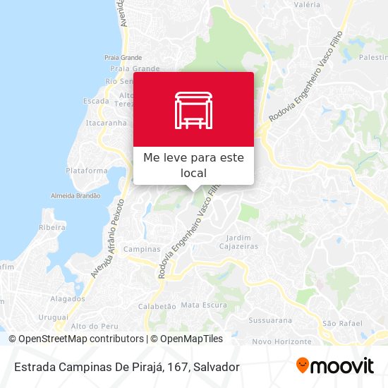 Estrada Campinas De Pirajá, 167 mapa