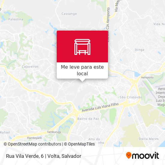 Rua Vila Verde, 6 | Volta mapa