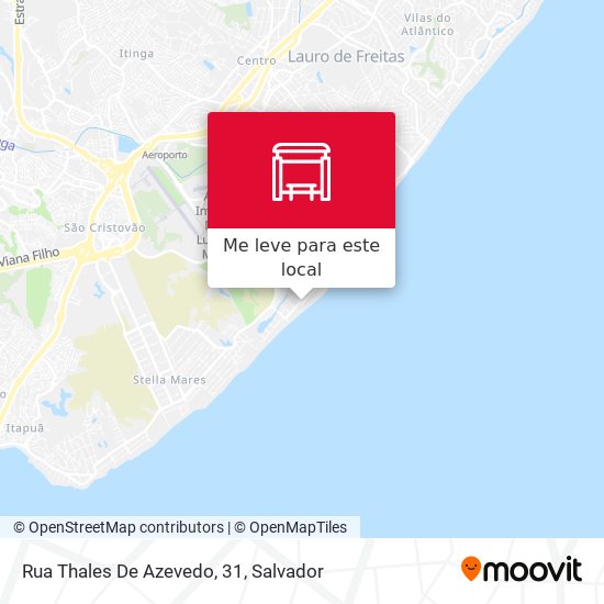 Rua Thales De Azevedo, 31 mapa