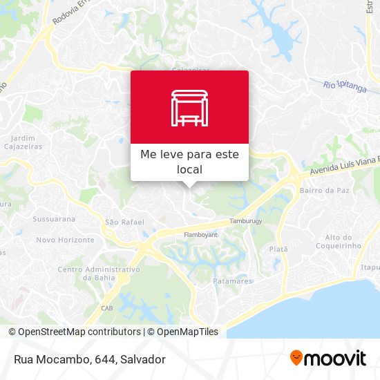 Rua Mocambo, 644 mapa
