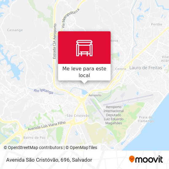 Avenida São Cristóvão, 696 mapa