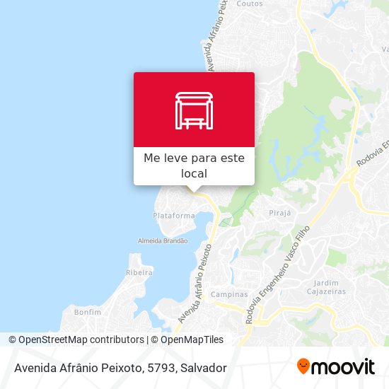 Avenida Afrânio Peixoto, 5793 mapa