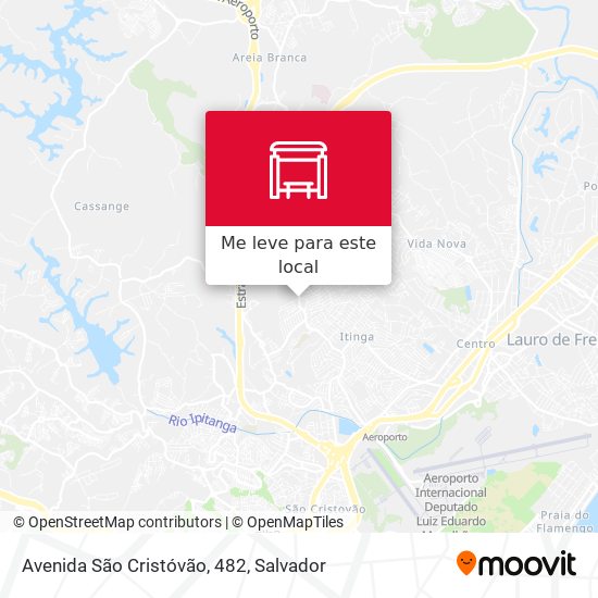 Avenida São Cristóvão, 482 mapa