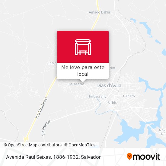Avenida Raul Seixas, 1886-1932 mapa