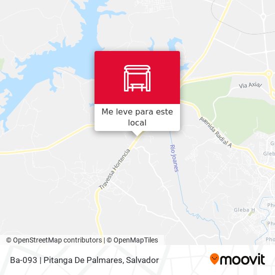 Ba-093 | Pitanga De Palmares mapa