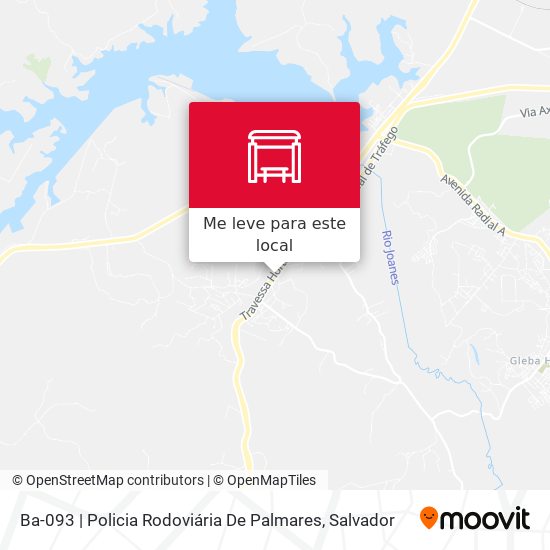 Ba-093 | Policia Rodoviária De Palmares mapa