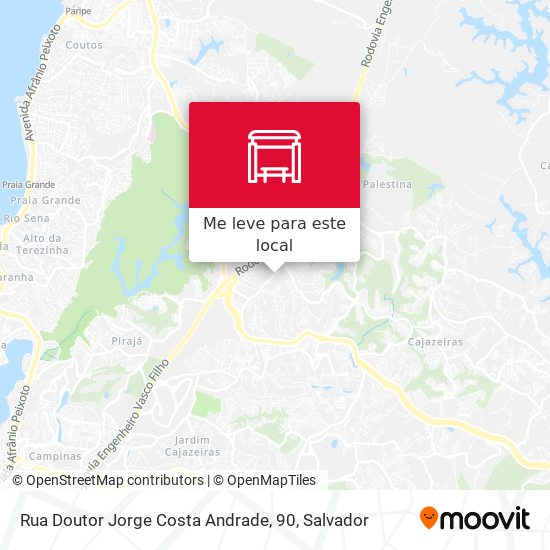 Rua Doutor Jorge Costa Andrade, 90 mapa