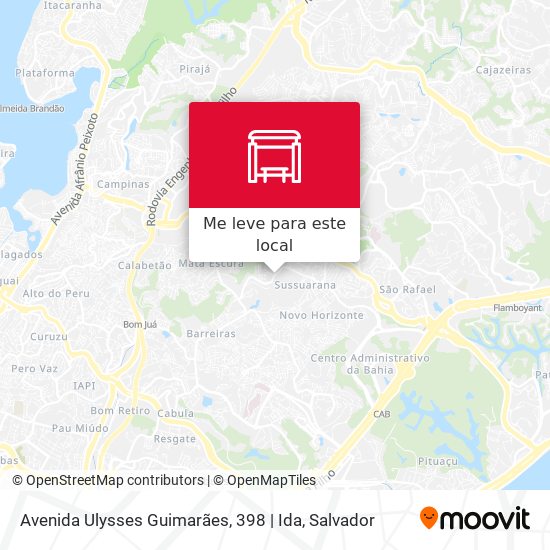 Avenida Ulysses Guimarães, 398 | Ida mapa