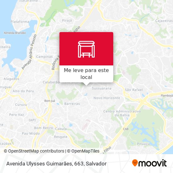 Avenida Ulysses Guimarães, 663 mapa
