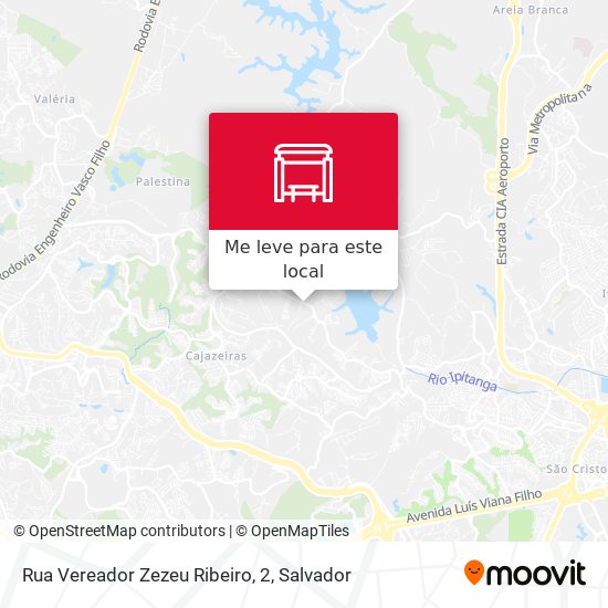 Rua Vereador Zezeu Ribeiro, 2 mapa