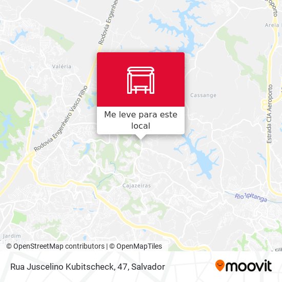 Rua Juscelino Kubitscheck, 47 mapa