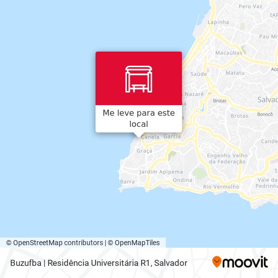 Buzufba | Residência Universitária R1 mapa