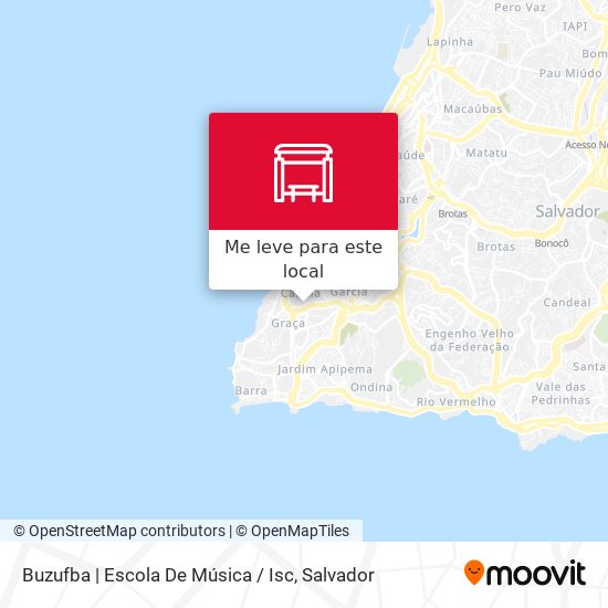 Buzufba | Escola De Música / Isc mapa