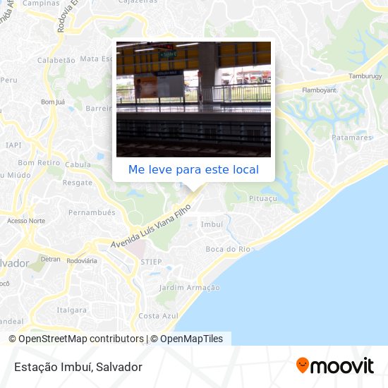 Estação Imbuí mapa